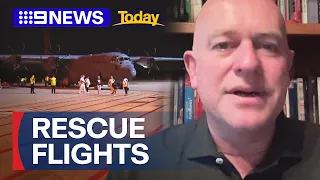 More rescue flights bring stranded Aussies home from New Caledonia | 9 News Australia