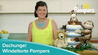 Windeltorten einfach selber machen: Dschungeltorte | Pampers