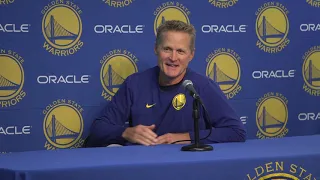 Steve Kerr jokes about multiple champagne celebrations in MLB