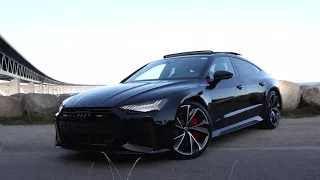 STUNNING 2021 AUDI RS7 - MOST BEAUTIFUL CAR EVER  BLACKED OUT V8TT 600HP BEAST - LIKE FOR YOU