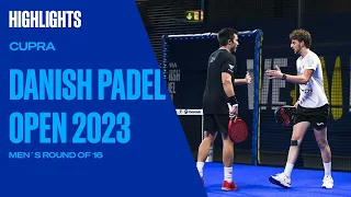 Highlights 🚹 Round of 16 (1) Cupra Danish Padel Open 2023