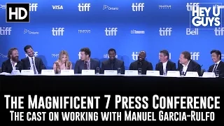 The Magnificent Cast on Working with Manuel Garcia-Rulfo - The Magnificent Seven (TIFF 2016)