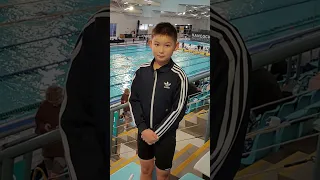 Fastest 9 year old for 50 metres freestyle? No, but pretty good for my first competition swim!