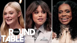 Comedy Actress Roundtable: Jenna Ortega, Sheryl Lee Ralph, Elle Fanning, Ayo Edebiri & More