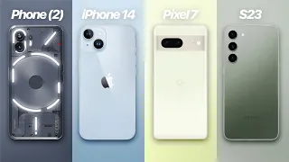 Nothing Phone 2 vs iPhone 14 vs S23 vs Pixel 7 - BEST 2023 Value Phone?