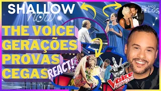 REACT Rodrigo d’Orey e Teresa de Castro – “Shallow” | Provas Cegas | The Voice Gerações FALANDOPELOS