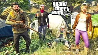 ГТА 5 ВЫЖИВАНИЕ И ОХОТА В ЛЕСУ РЕАЛЬНАЯ ЖИЗНЬ В GTA 5 МОДЫ #28 обзор веселая игра #мультик #длядетей