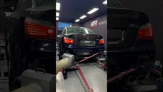 Supercharged V10 BMW M5 E60💨 dyno run🌪️ #BMW #BMWM5 #M5 #E60 #V10 #CARBON #DYNO #MTRPERFORMANCE