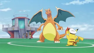 Pikachu and charizard training | Pokemon Horizons | Eposide 16 |