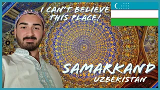 Experiencing the REGISTAN SQUARE with LIGHT SHOW! Samarkand is unimagineable! | Uzbekistan Travel