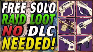 FREE SOLO RAID CHEST GLITCH! - How To Get FREE RED BORDER Raid Weapons With NO DLC! | Destiny 2