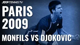 Gael Monfils vs Novak Djokovic: Rolex Paris Masters 2009 Final Extended Highlights