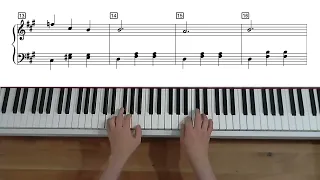 Serge Gainsbourg - La javanaise - Niveau Débutant - Piano (avec partition)