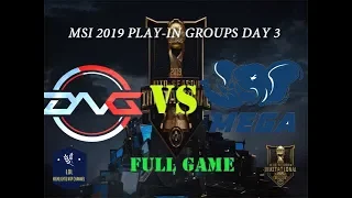 DFM vs MG FULL GAME | MSI 2019 Play-In Group B Day 3 | DetonatioN FocusMe vs. MEGA Esports