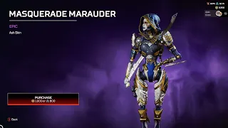 New Epic Skin for Ash (Masquerade Marauder), S15 Spellbound CE. [Apex Legends - Highlight - Jan.23]