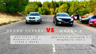 Mazda 6 2.5 VS Skoda Superb 1.8T