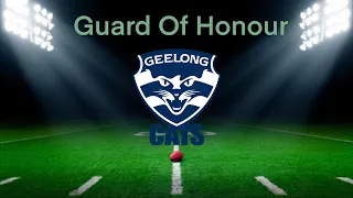 Geelong Cats Running Out | Guard Of Honour (Away)