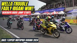 Wello Trouble, Fadly Rigani Jawara‼️ Race 1 Expert Motoprix Subang 2024