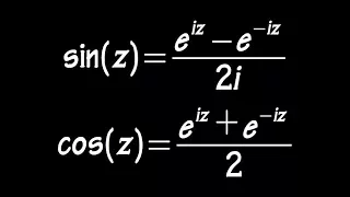 Complex definitions of sine and cosine