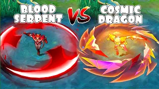 Yu Zhong Cosmic Dragon VS Blood Serpent Skin Comparison