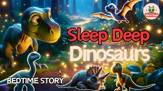 🌙 Goodnight dinosaurs🦖💤 Bedtime Tales for for babies and toddlers with Calming music @Alien Sasa 👽