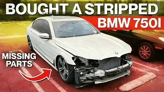 BOUGHT A STRIPPED NEW 2019 BMW 750I FROM THE AUCTION FOR CHEAP!