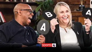 Messi or Ronaldo?! | Ian Wright and Emma Hayes answer quickfire questions!