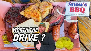 SNOW'S BBQ REVIEW | We Ate The BEST BBQ In Texas! | Fatty's Feasts