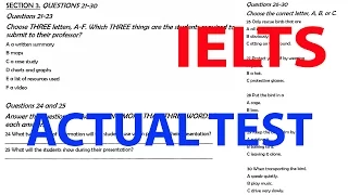 IELTS LISTENING PRACTICE TEST 2017 WITH ANSWERS | IELTS ACTUAL TEST 47