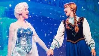 Frozen Royal Welcome show, parade, sing-along with Anna, Elsa at Walt Disney World Paris 2015