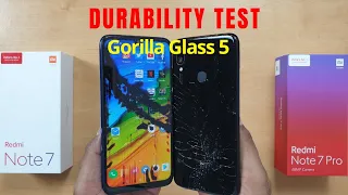 Redmi Note 7 Pro vs Redmi Note 7 DURABILITY (BEND DROP) Test | Gupta Information Systems