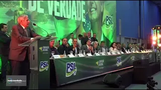 Discurso de General Heleno durante a Convenção do PSL