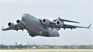 (4K) Great Texas Airshow 2022: US Air Force C-17 West Coast Demo!