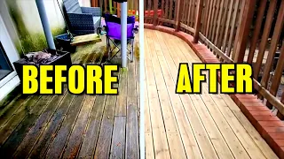 Pressure washing PATIO DECKING Pressure washing Unlimited Filth on this one ! ASMR transformation