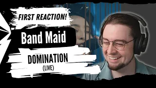 1st Time Reaction! Band Maid - Domination (Live)
