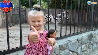 ✔ Кукла Доктор Плюшева и Ярослава. Прогулка в Зоопарке. Doc Mcstuffins and Yaroslava In the Zoo ✔