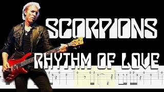 Scorpions - Rhythm of Love (Bass Tabs | Notation) By @ChamisBass  #chamisbass #scorpion