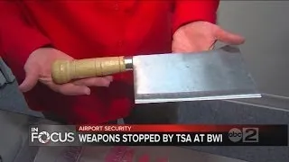 BWI Airport TSA agents collecting record number of weapons