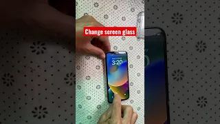 Change screen glass iPhone X #shorts