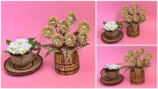 Diy Jute Home Decor/ Jute Craft Ideas/ Jute Flower Vase