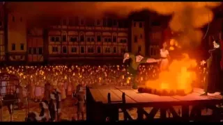 Quasimodo saves Esmeralda