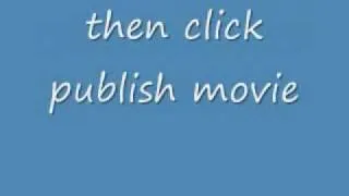 How to make windows moviemaker in WMV format