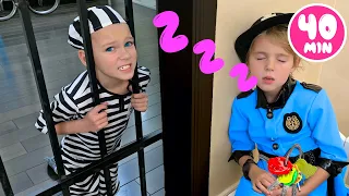 Five Kids Police Song + More Nursery Rhymes