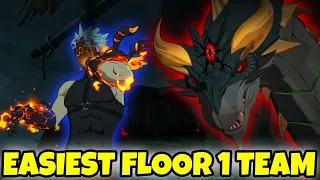 Easy & Consistent Team To Farm Floor 1 NIDHOGGR // Ban Team vs Nidhoggr [F2P 7DS GRANDCROSS]