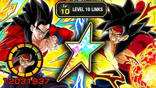 100% TUR SSJ4 GOHAN & SSJ4 BARDOCK LEVEL 10 LINKS SHOWCASE! Dragon Ball Z Dokkan Battle