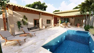 CASA EM L - CASA COM SUITE - CASA COM PISCINA