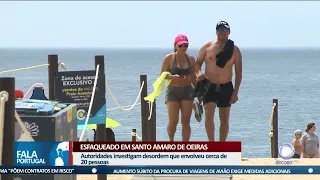 Esfaqueado na praia de Santo Amaro de Oeiras