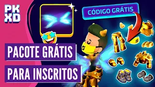 Código GRÁTIS Asa Azul + Armadura do Admin PK XD para INSCRITOS