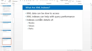 35 XML Index in SQL Server