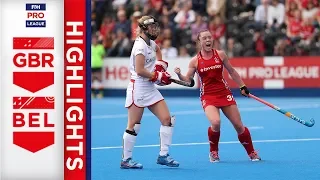 Great Britain v Belgium | Week 17 | Women's FIH Pro League Highlights